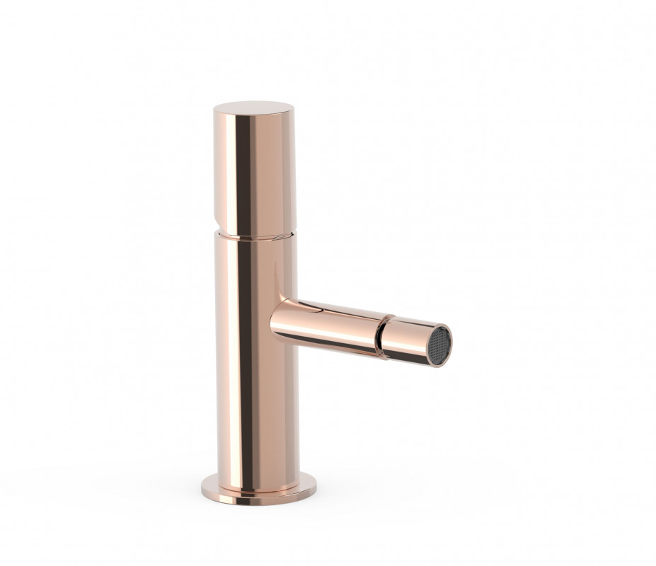 Смеситель для биде Tres Study Exclusive однорычажный розовое золото 06112001OP