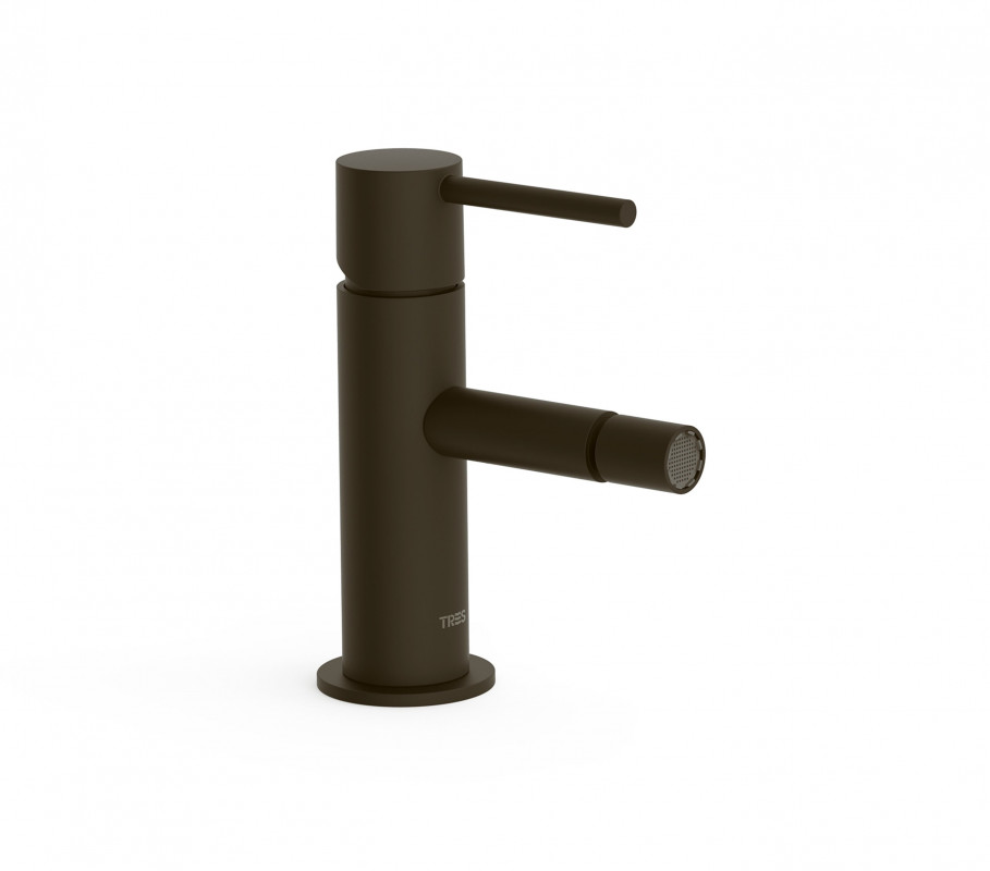 Смеситель для биде Tres Study Exclusive однорычажный бронзовый черный 06212001KMB