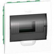 Щит Schneider Electric Easy9 встраиваемый 1 ряд 8 модулей пластик корпус белый/дымчатая дверь EZ9E108S2F