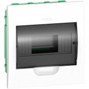 Щит Schneider Electric Easy9 встраиваемый 1 ряд 8 модулей пластик корпус белый/дымчатая дверь EZ9E108S2F