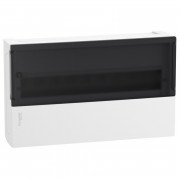 Щит Schneider Electric Resi9 MP навесной 1 ряд 18 модулей пластик прозрачная дверь MIP12118S