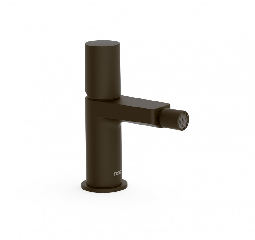 Змішувач для біде Tres Project-Tres одноважільний бронзовий чорний 21112002KMB