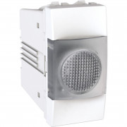 Индикатор бесцветный Schneider Electric Unica 1 модуль белый MGU3.775.18T