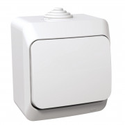 Выключатель проходной Schneider Electric Cedar Plus 1-клавишный белый WDE000560