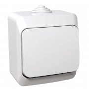 Выключатель проходной Schneider Electric Cedar Plus 1-клавишный белый WDE000560