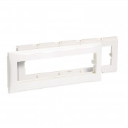 Суппорт с рамкой в кабель-канал Schneider Electric Ultra 4 модуля ПВХ белый ISM15403