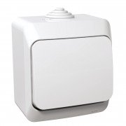 Выключатель Schneider Electric Cedar Plus 1-клавишный пластик белый WDE000510