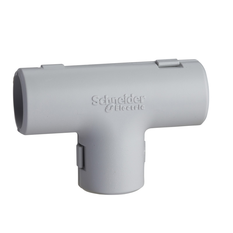 Тройник Schneider Electric Mureva d20 мм ПВХ серый ENN44320