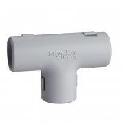 Трійник Schneider Electric Mureva 20 мм ПВХ сірий ENN44320