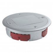 Лючок под мини-колону/трубный переходник Schneider Electric OptiLine 45 цинк хромированный INS40550