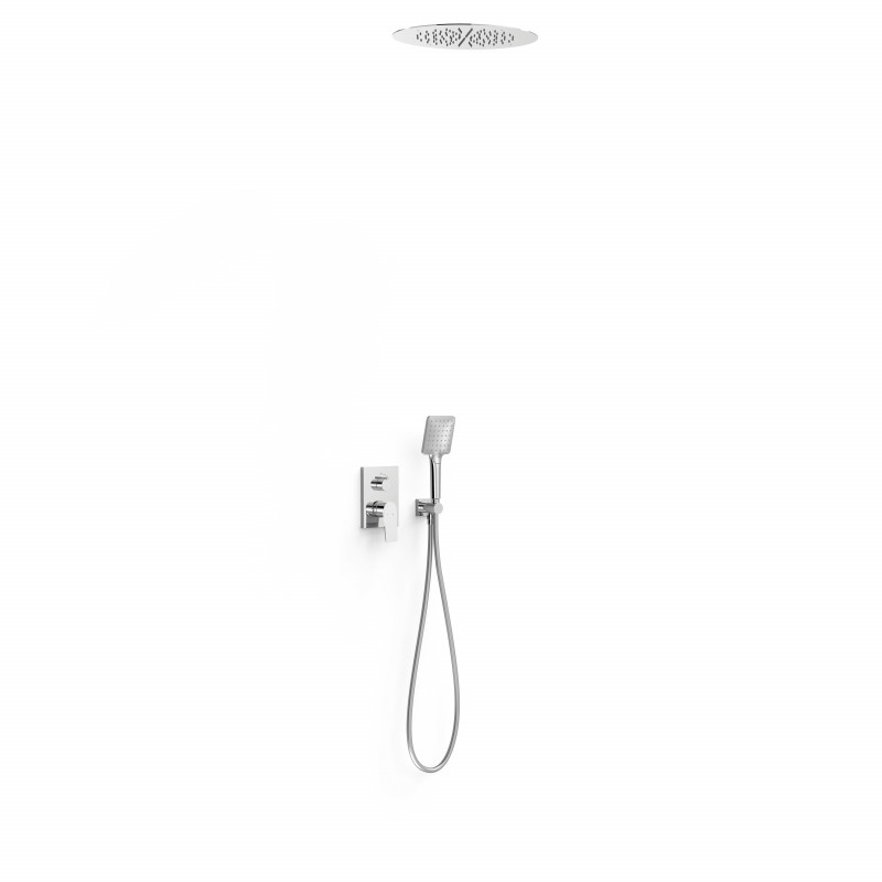 Душова система прихованого монтажу Tres Project-Tres з одноважільний змішувач хром 21128060
