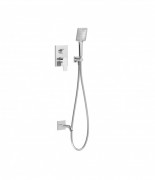 Душова система прихованого монтажу Tres Project-Tres з виливом і одноважільний змішувач хром 21128070