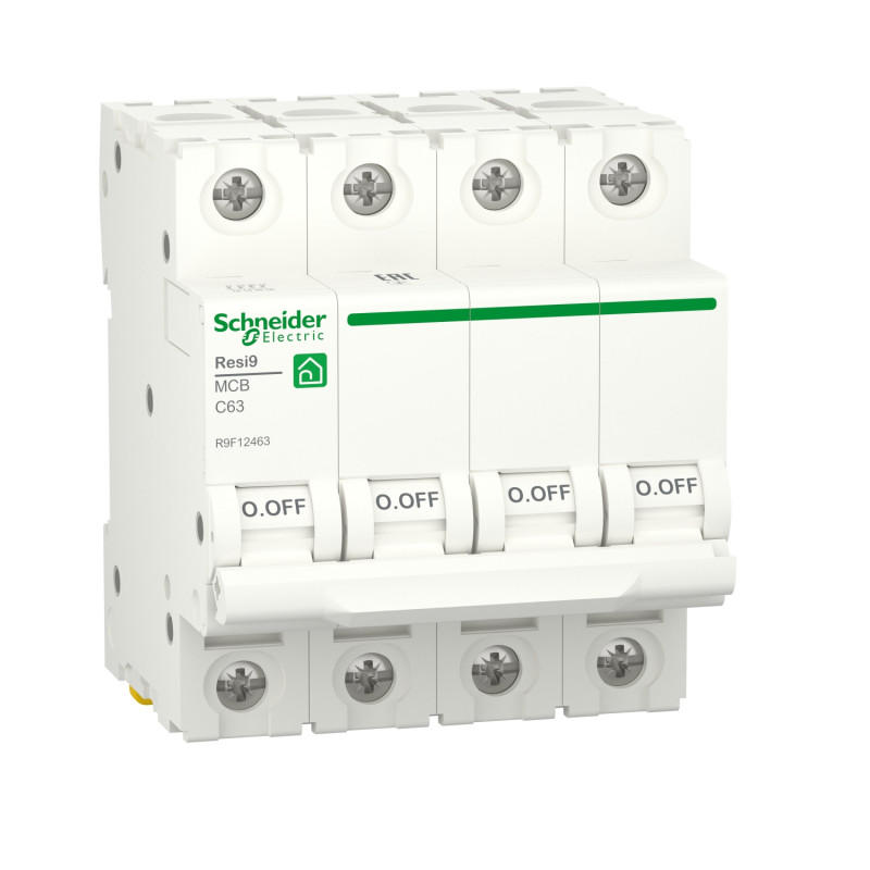 Автоматичний вимикач Schneider Electric Resi9 4P 32А З 6кА R9F12432