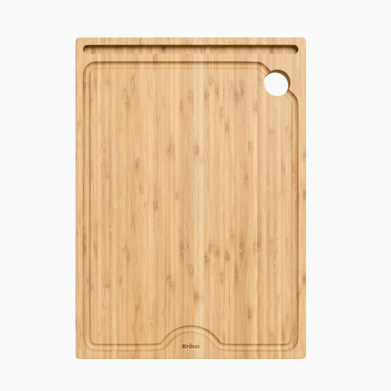 Разделочная доска Kraus 30,5х42,5 см со слотом для планшета бамбук KCBT-WS103BB