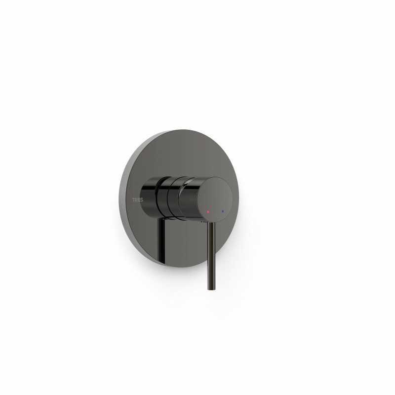 Смеситель для душа Tres Study Exclusive встраиваемый однорычажный металлический черный 26227701KM
