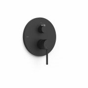 Смеситель для душа Tres Study Exclusive (2 канала) встраиваемый однорычажный черный матовый 26228001NM