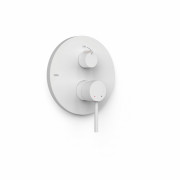 Смеситель для душа Tres Study Exclusive (2 канала) встраиваемый однорычажный белый матовый 26228001BM