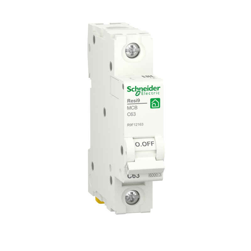 Автоматический выключатель Schneider Electric Resi9 1P 10А С 6кА R9F12110