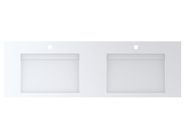 Раковина для ванной Miraggio Agness 1500 накладная Mirasoft Technology белый матовый 0001060