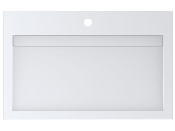 Раковина для ванной Miraggio Agness 750 накладная Mirasoft Technology белый матовый 0001058