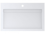 Раковина для ванной Miraggio Agness 750 накладная Mirasoft Technology белый матовый 0001058