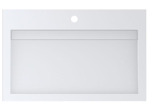 Раковина для ванной Miraggio Agness 750 накладная Mirasoft Technology белый матовый 0001058