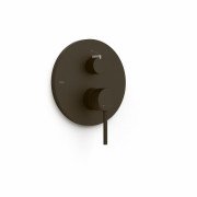 Змішувач для душу Tres Study Exclusive (2 канали) вбудований одноважільний бронзовий чорний 26228001KMB