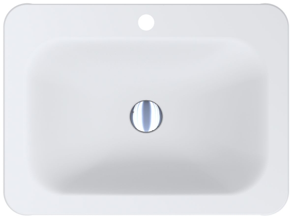 Раковина для ванной Miraggio California 61,4x45,6 см Mirasoft Technology белый матовый 0001064