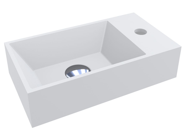 Раковина для ванної кімнати Miraggio Copper 400 Mirasoft Technology білий матовий 0001066