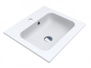 Раковина для ванної кімнати Miraggio Della 500 Mirasoft Technology білий матовий 0001068