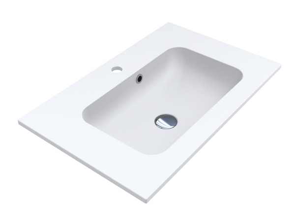 Раковина для ванной Miraggio Della 700 Mirasoft Technology белый матовый 0001069