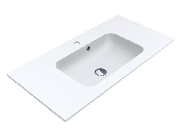 Раковина для ванной Miraggio Della 900 Mirasoft Technology белый матовый 0001071