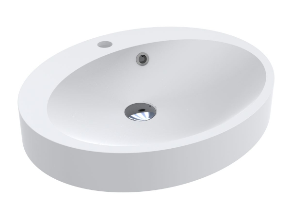 Раковина для ванной Miraggio Devon 55х44,9 см Mirasoft Technology белый матовый 0001078