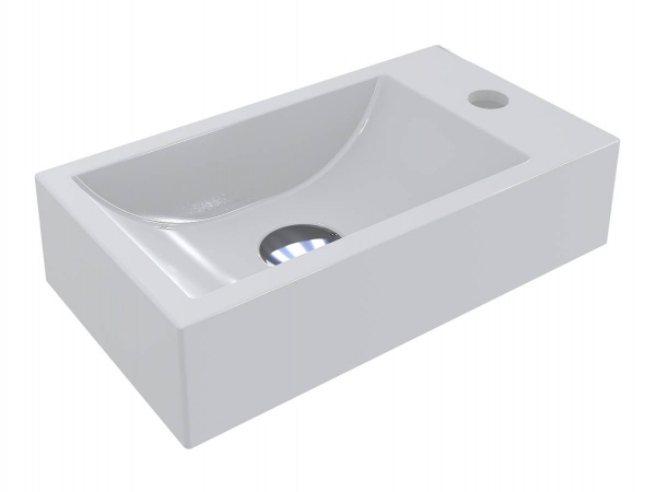 Раковина для ванної Miraggio Faro L 40,8 х22,7 см Mirasoft Technology білий матовий 0001082