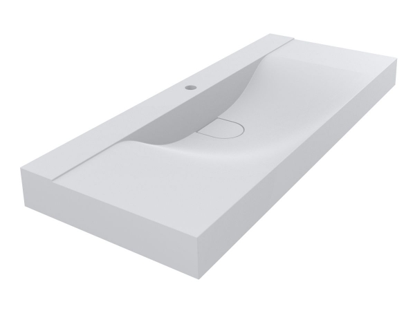 Раковина для ванної кімнати Miraggio Fly 1200 Mirasoft Technology білий матовий 0001085