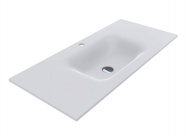 Раковина для ванной Miraggio Jessel 1000 Mirasoft Technology белый матовый 0001092