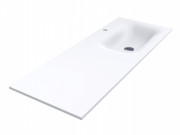 Раковина для ванної кімнати Miraggio Jessel 1200 R Mirasoft Technology білий матовий 0001587