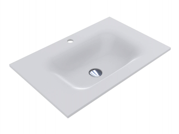 Раковина для ванної кімнати Miraggio Jessel 700 Mirasoft Technology білий матовий 0001089