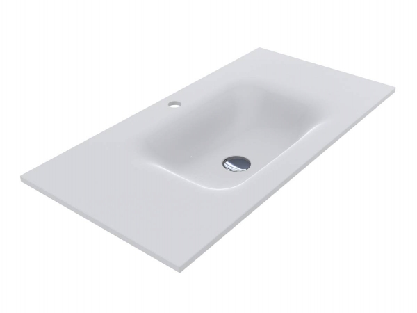 Раковина для ванной Miraggio Jessel 900 Mirasoft Technology белый матовый 0001091