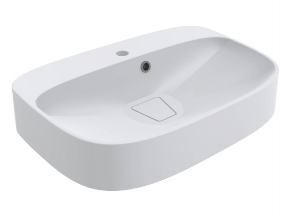 Раковина для ванной Miraggio Lifou 62,7х43,4 см Mirasoft Technology белый матовый 0001097