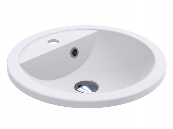 Раковина для ванной Miraggio Madison Ø43 см Mirasoft Technology белый матовый 0001099