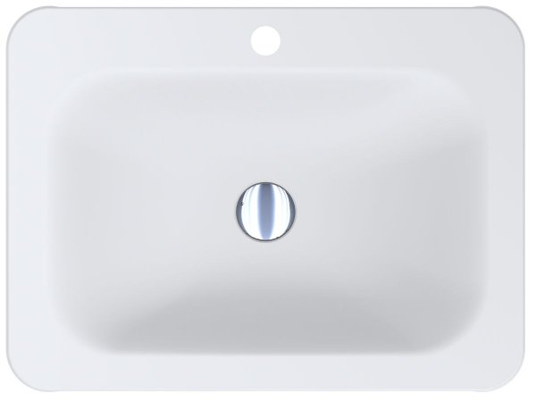 Раковина для ванної Miraggio California 61,4x45,6 см Mirasoft Technology білий матовий 0001064