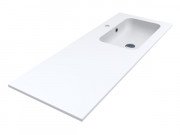 Раковина для ванної кімнати Miraggio Della 1200 R Mirasoft Technology білий матовий 0001077