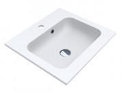 Раковина для ванної кімнати Miraggio Della 500 Mirasoft Technology білий матовий 0001068