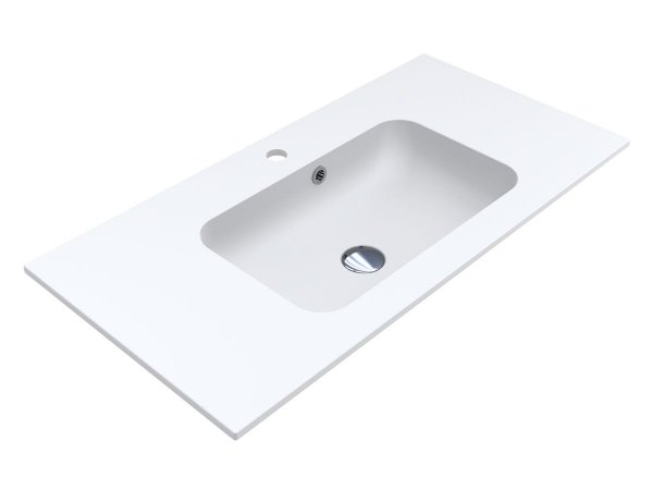 Раковина для ванної кімнати Miraggio Della 900 Mirasoft Technology білий матовий 0001071