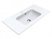 Раковина для ванной Miraggio Della 900 Mirasoft Technology белый матовый 0001071