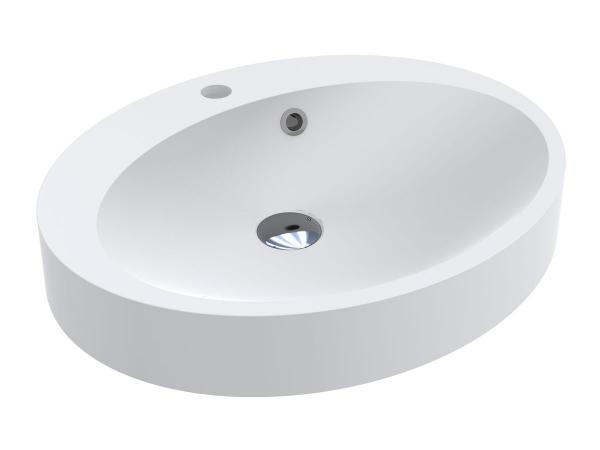 Раковина для ванной Miraggio Devon 55х44,9 см Mirasoft Technology белый матовый 0001078