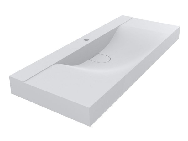 Раковина для ванной Miraggio Fly 1200 Mirasoft Technology белый матовый 0001085