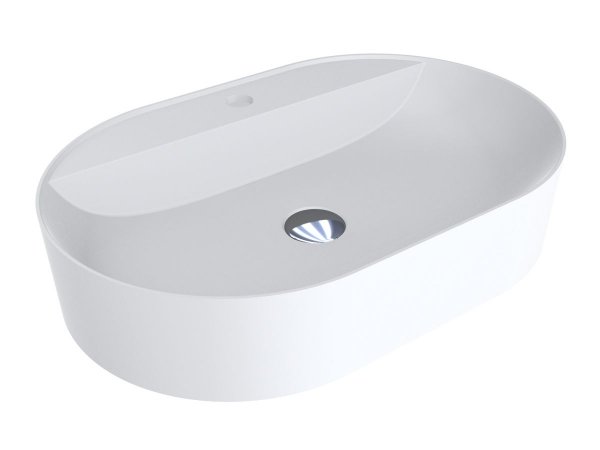 Раковина для ванної Miraggio France 60х40 см Mirasoft Technology білий матовий 0001086