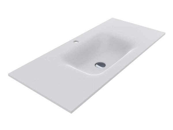 Раковина для ванной Miraggio Jessel 1000 Mirasoft Technology белый матовый 0001092